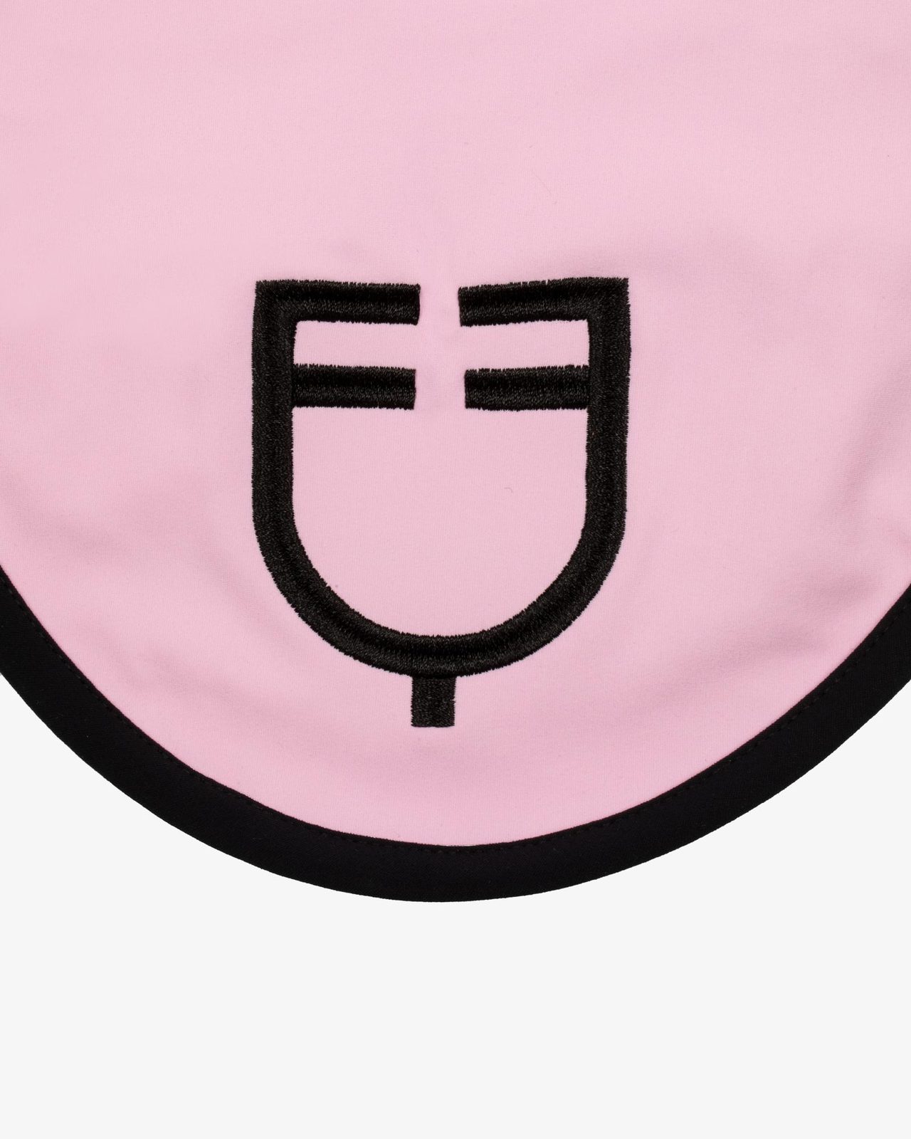 Black line edition fly veil in stretch material