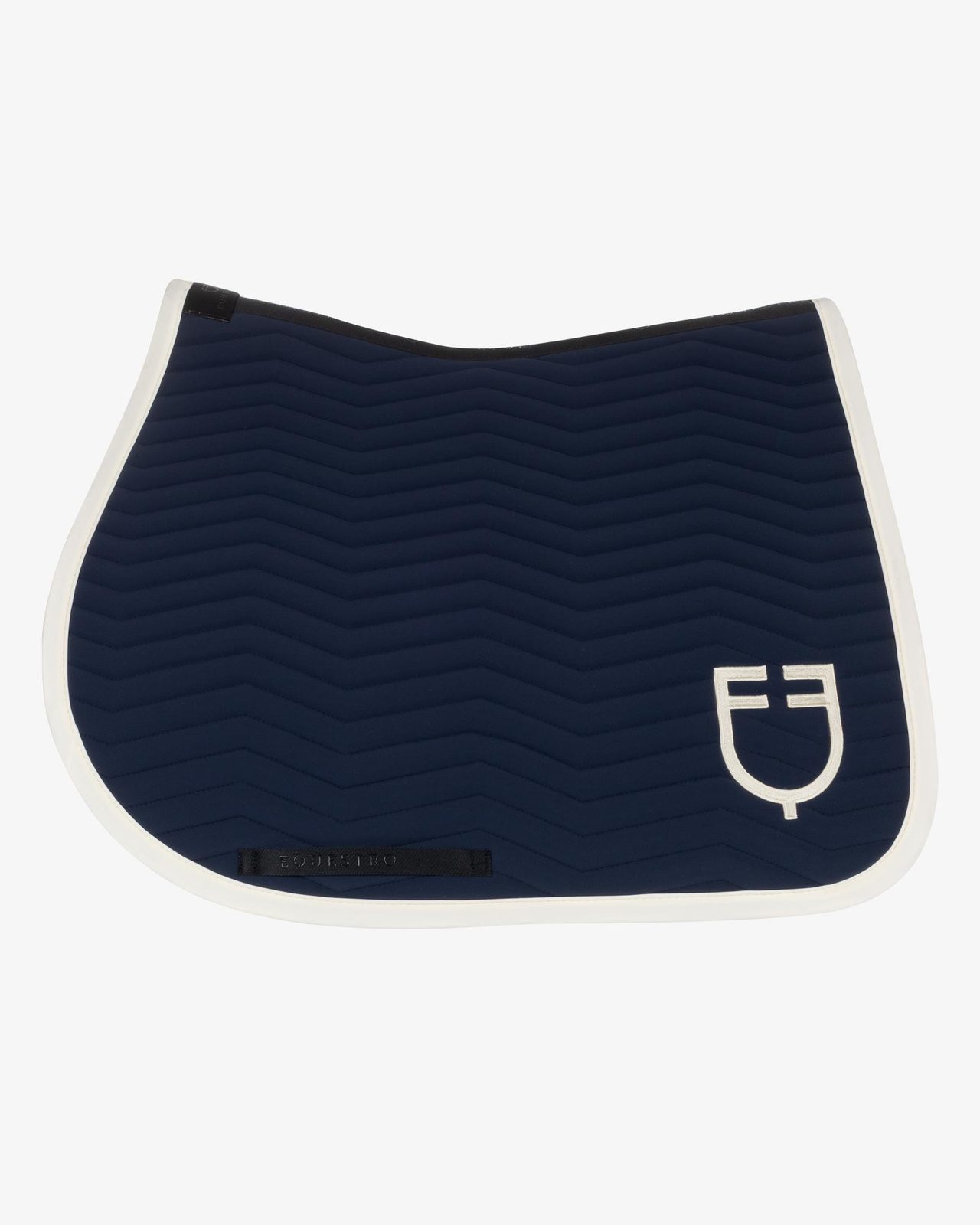 Wave Quilting jumping saddle pad in technical fabric
