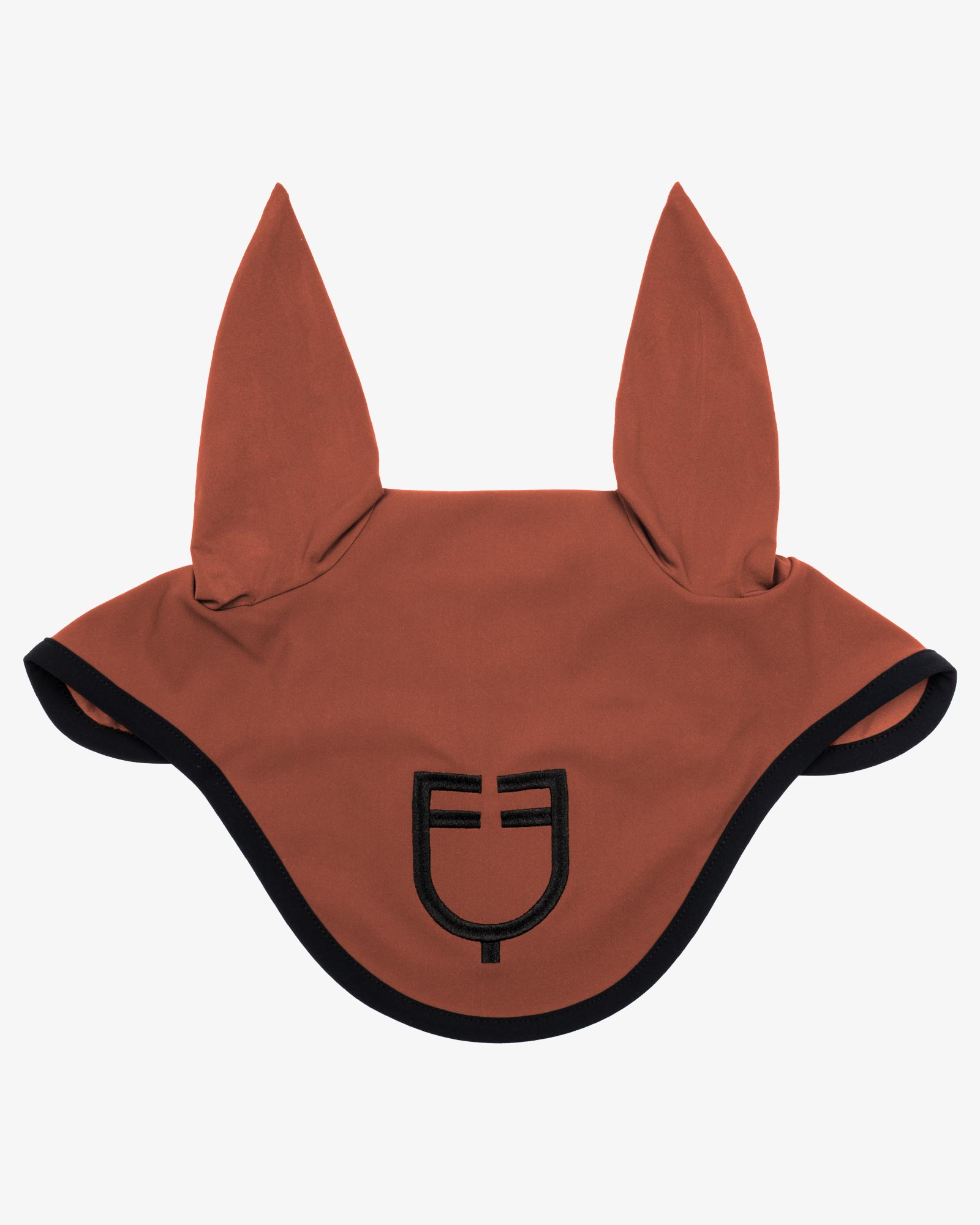 Black line edition fly veil in stretch material