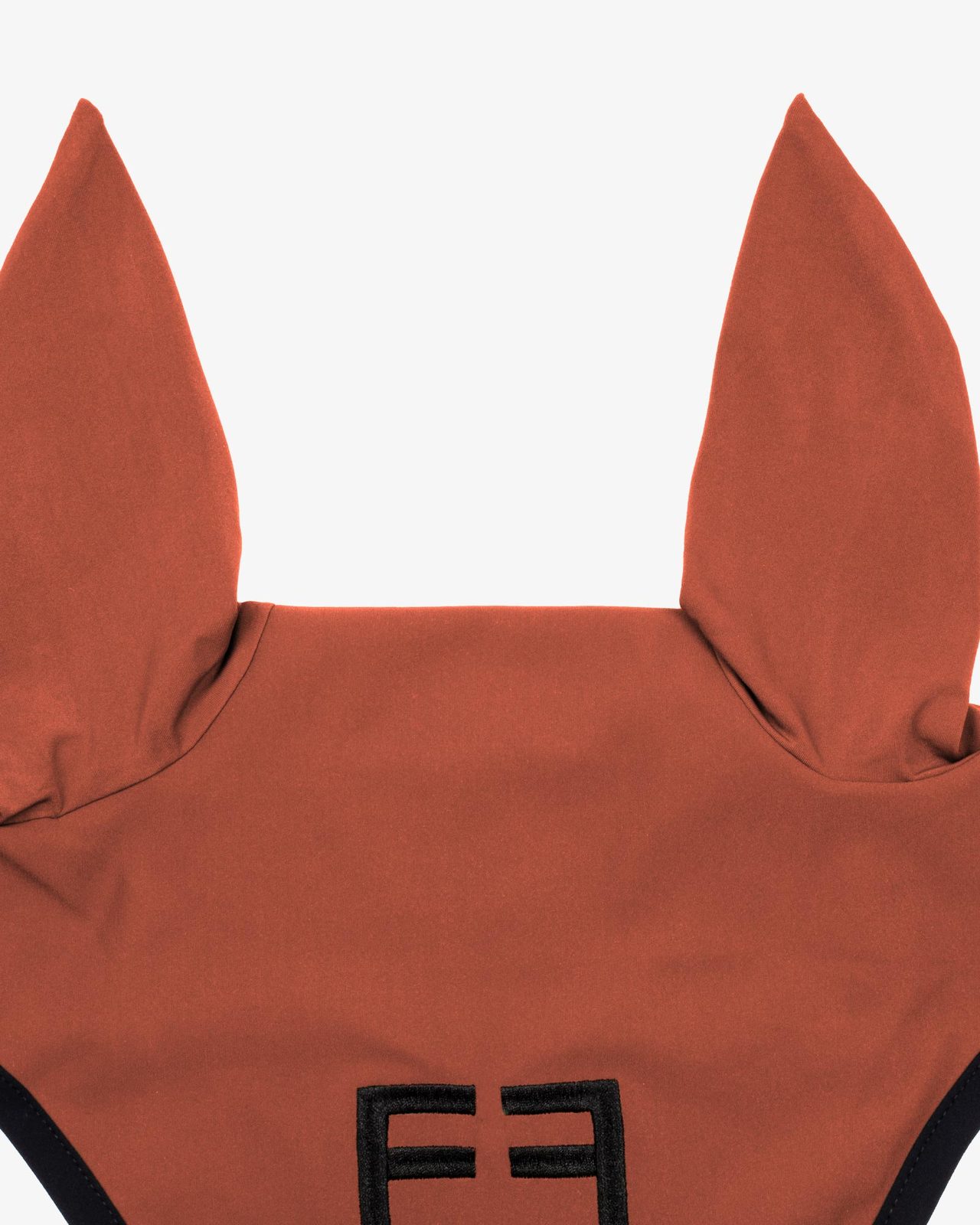 Black line edition fly veil in stretch material