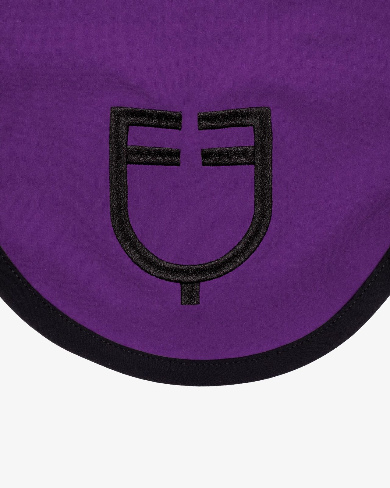 Black line edition fly veil in stretch material