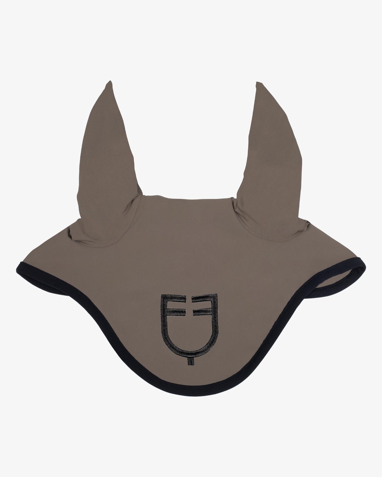 Black line edition fly veil in stretch material