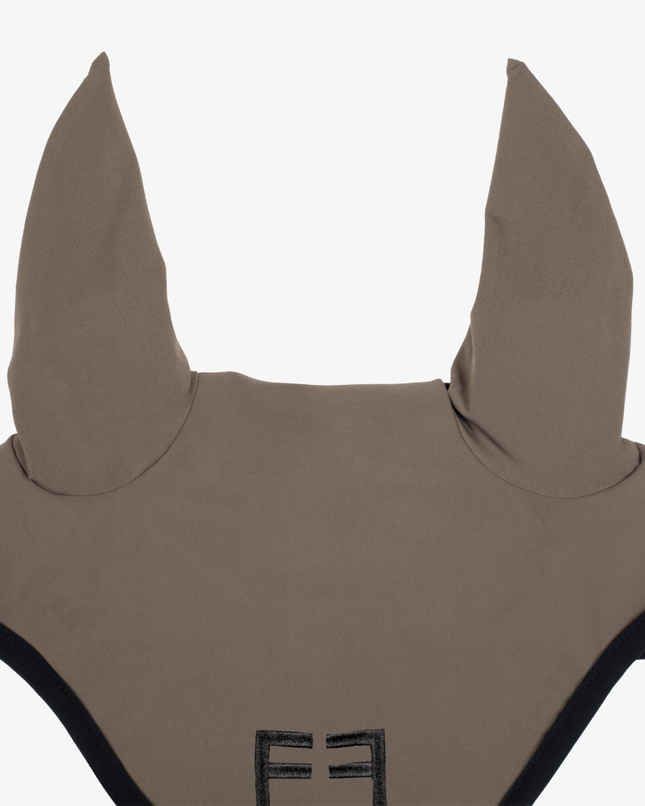 Black line edition fly veil in stretch material