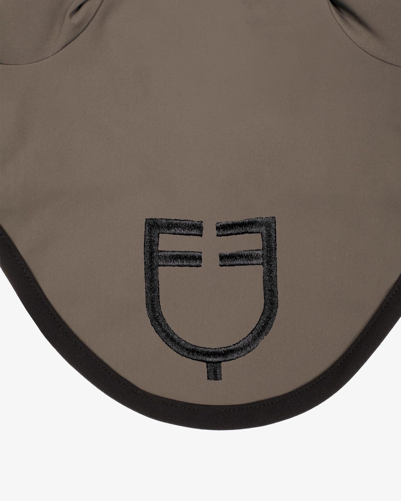 Black line edition fly veil in stretch material
