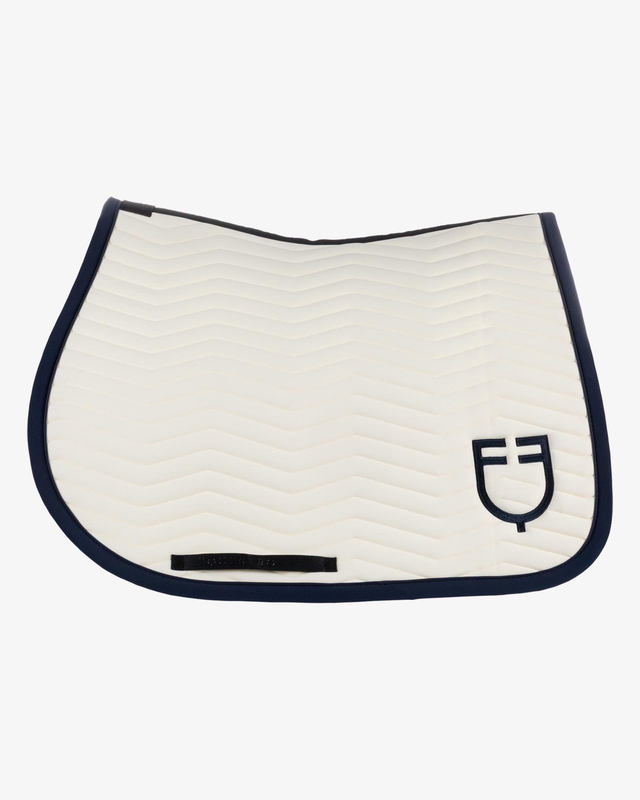 Wave Quilting jumping saddle pad in technical fabric