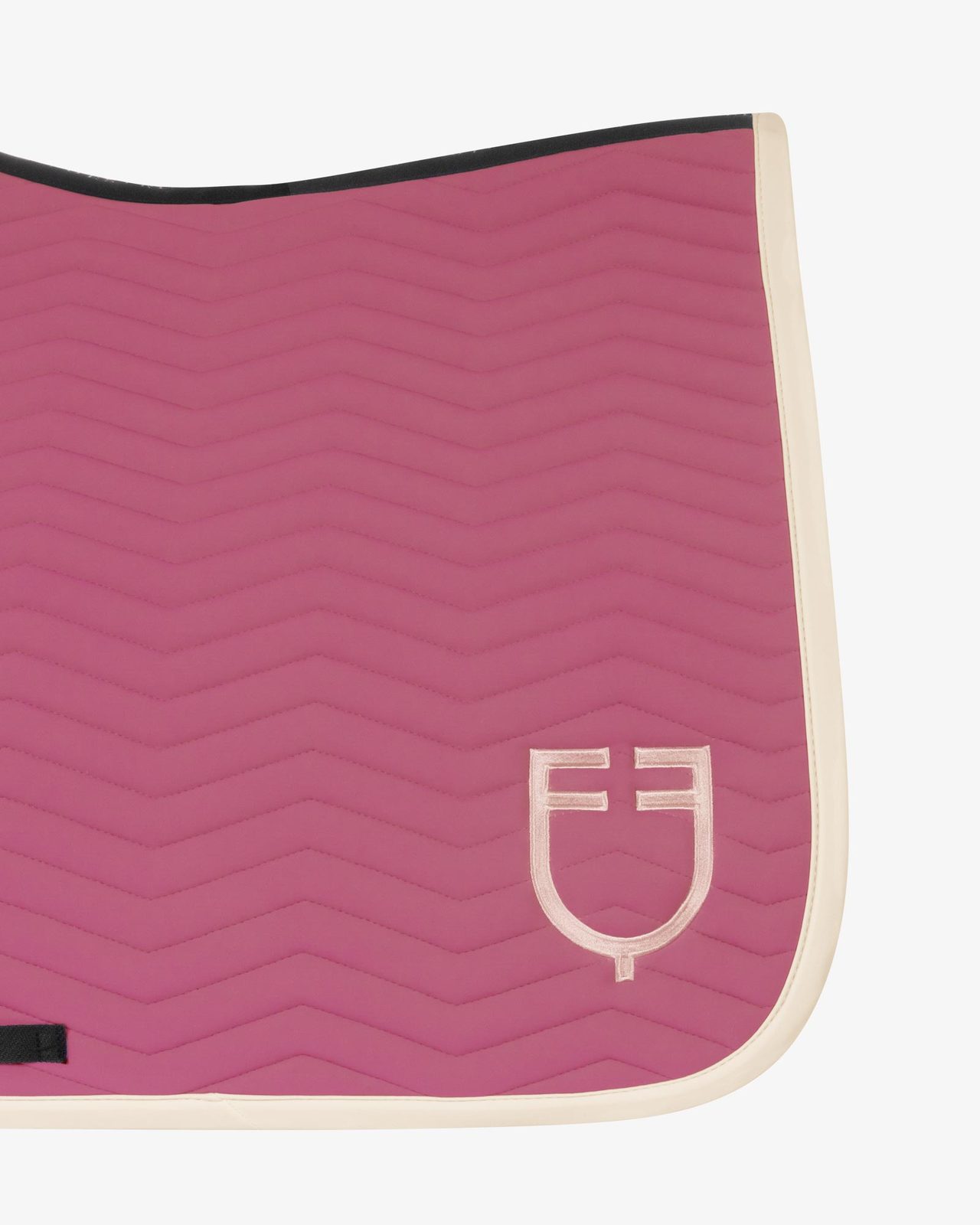 Wave Quilting dressage saddle pad in technical fabric