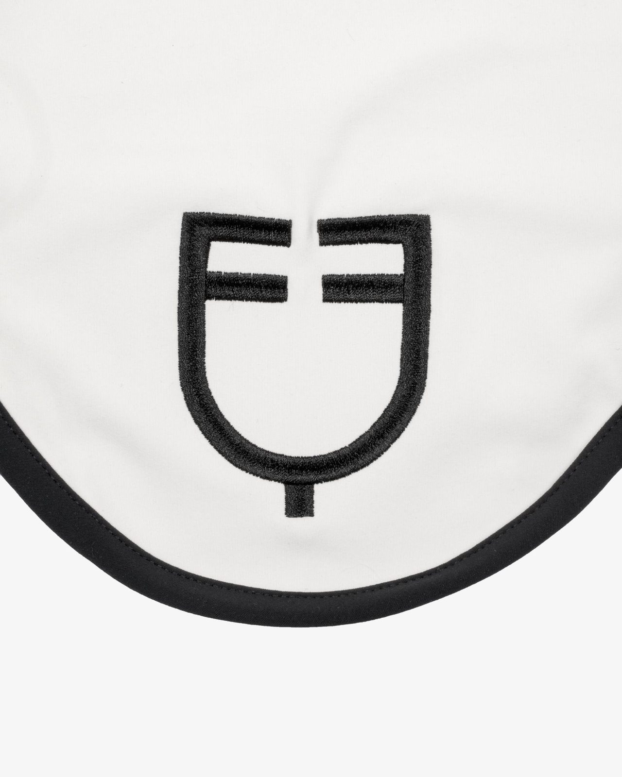 Black line edition fly veil in stretch material