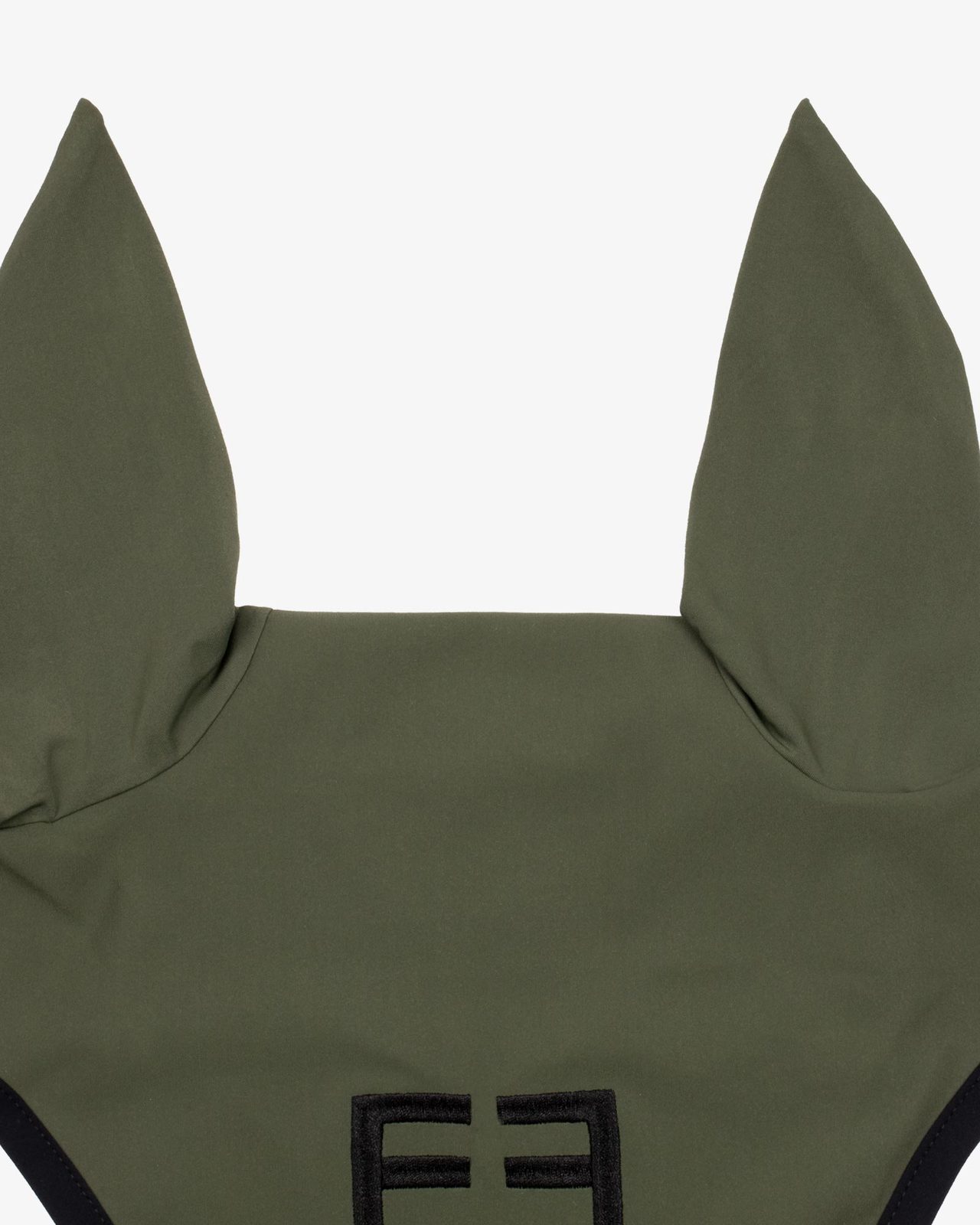 Black line edition fly veil in stretch material