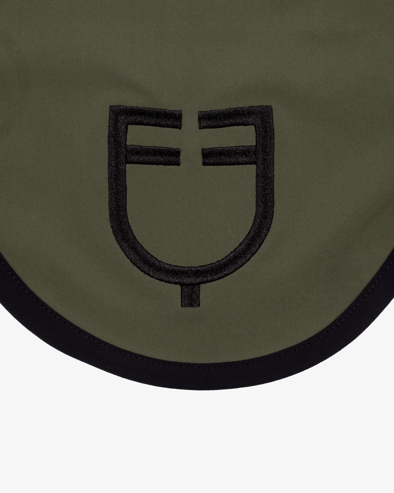 Black line edition fly veil in stretch material