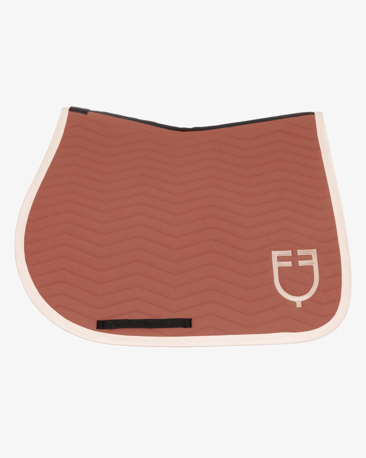 Wave Quilting jumping saddle pad in technical fabric