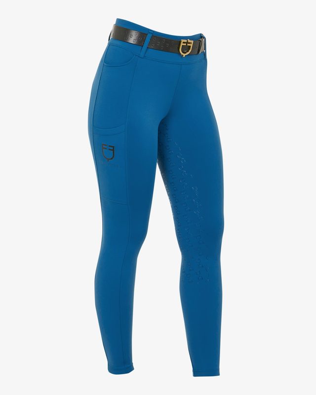 Leggings donna a vita alta con passanti