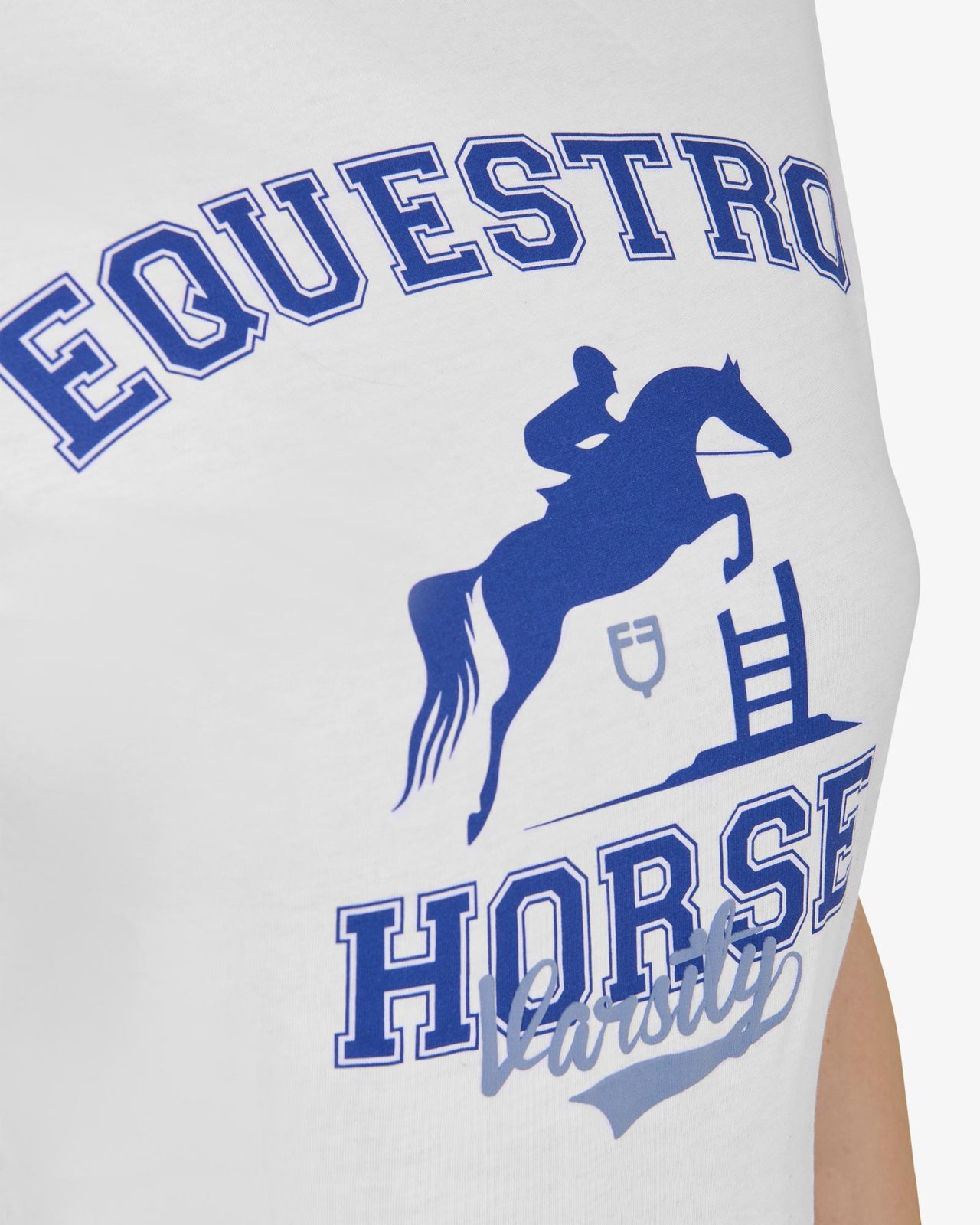 T-shirt donna Horse Varsity in cotone
