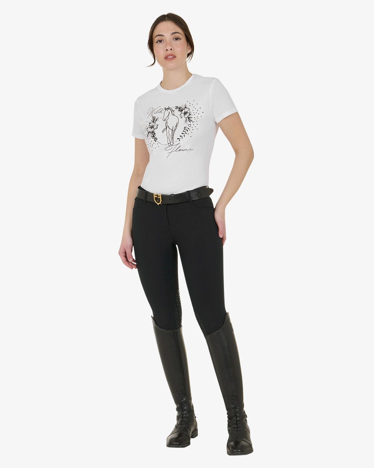 T-shirt donna Wild Flower in cotone