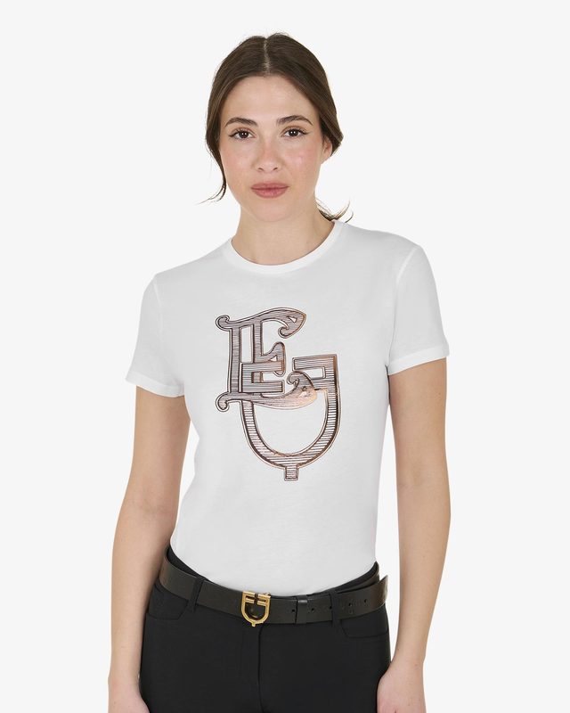 Women's Lamina Monogram cotton T-shirt