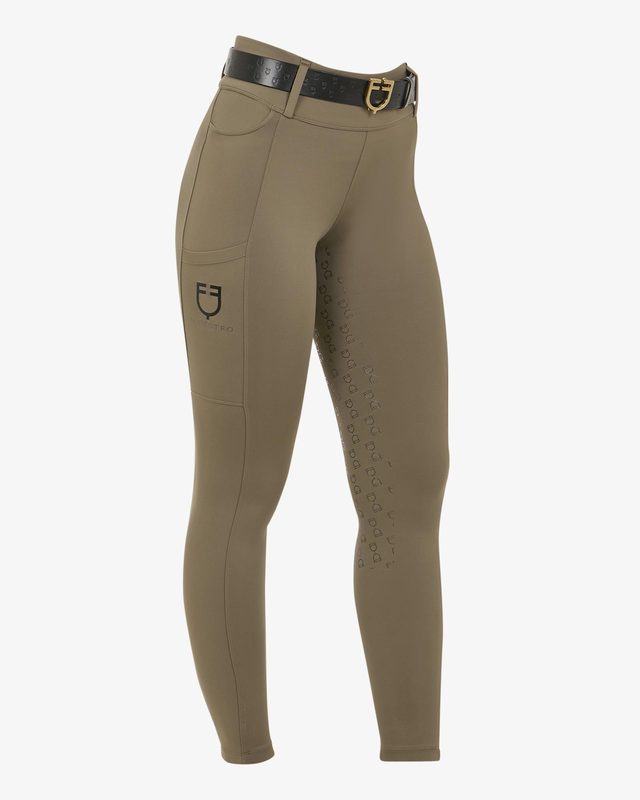 Leggings donna a vita alta con passanti