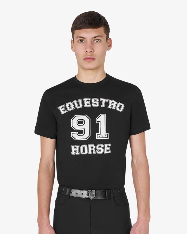 Men's Horse Club cotton T-shirt
