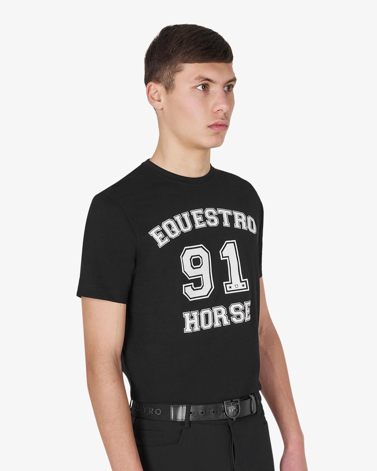 T-shirt uomo Horse Club in cotone