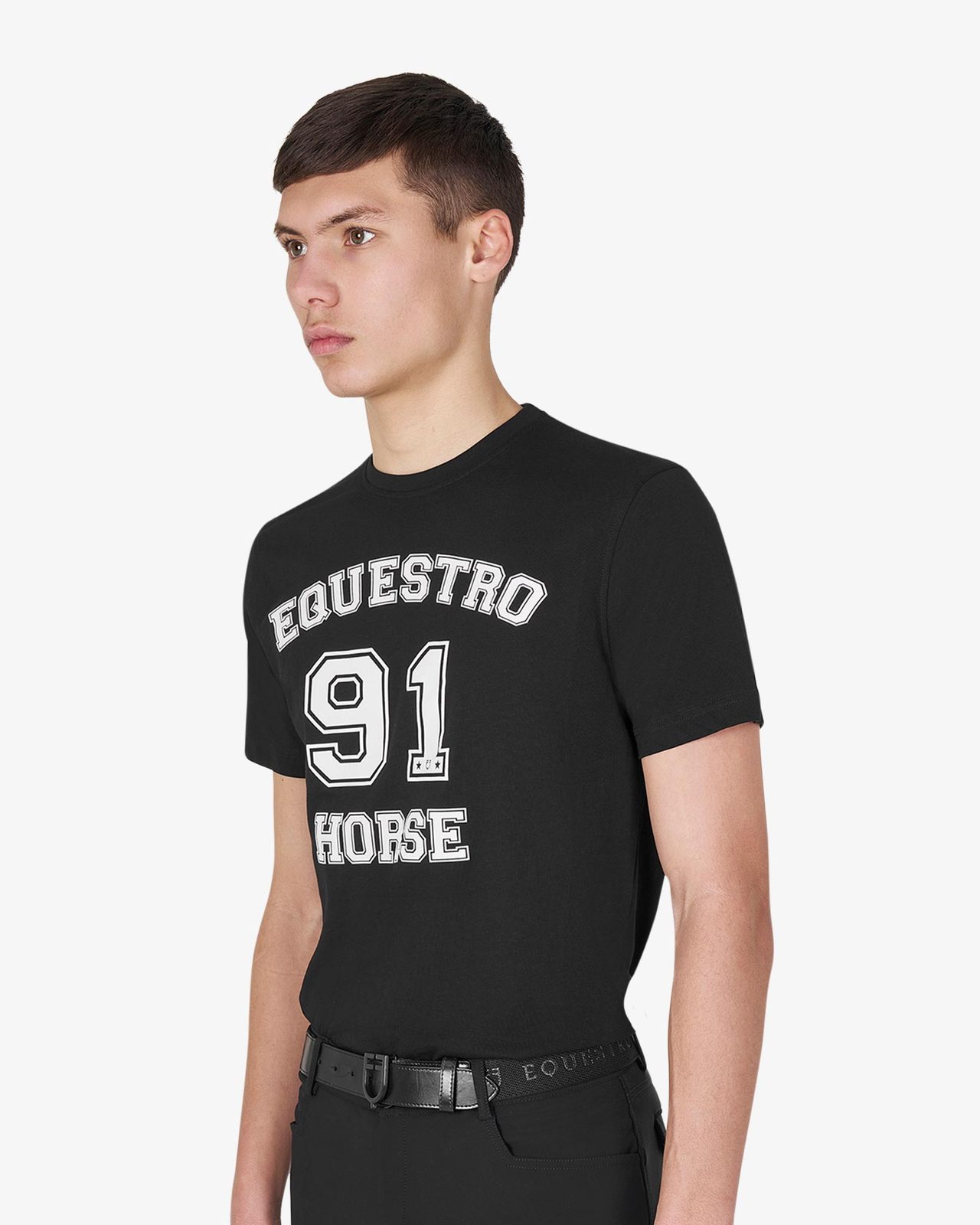 T-shirt uomo Horse Club in cotone