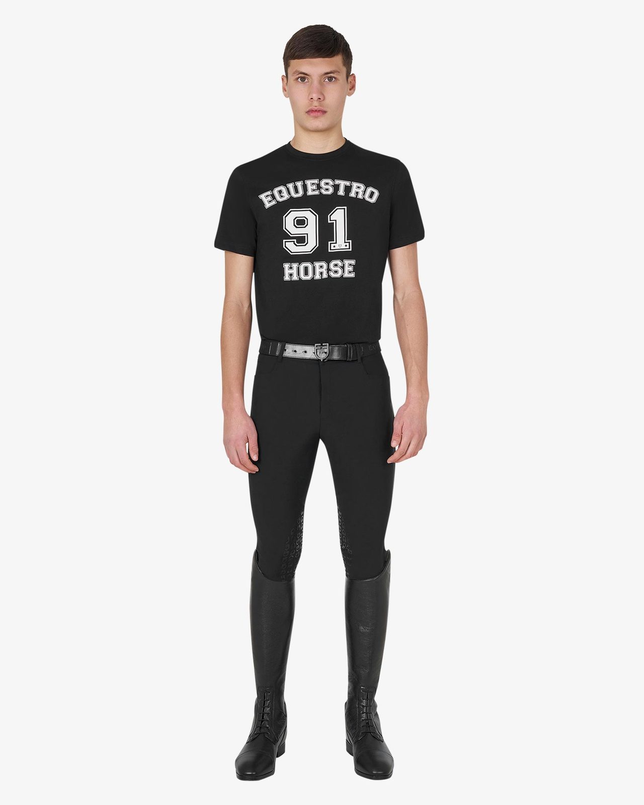 T-shirt uomo Horse Club in cotone
