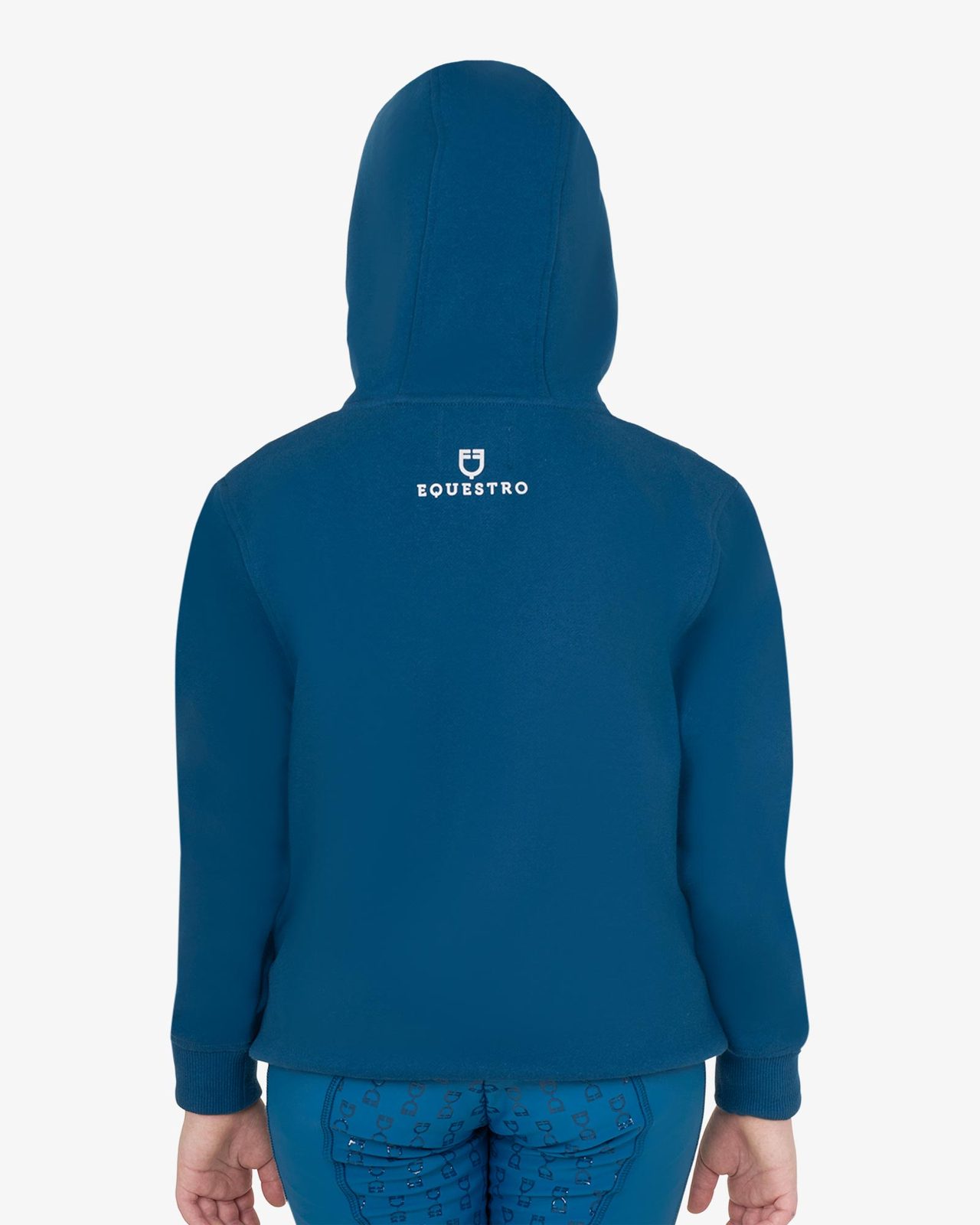 Girls' institutional hoodie with front zip