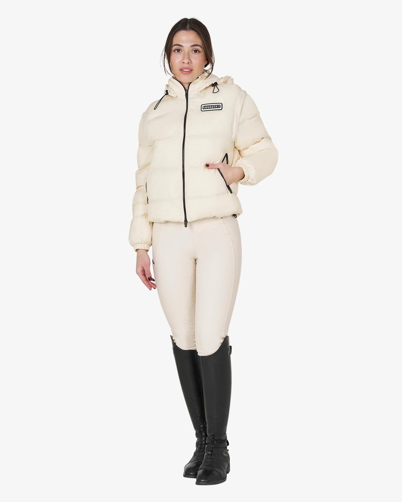 Women's 3-in-1 down jacket with detachable inserts