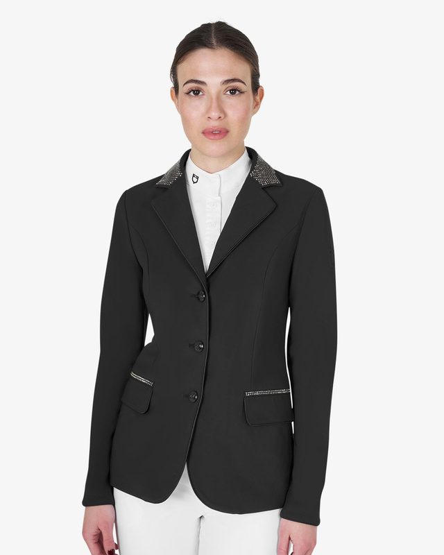 Women's competition jacket with rhinestones