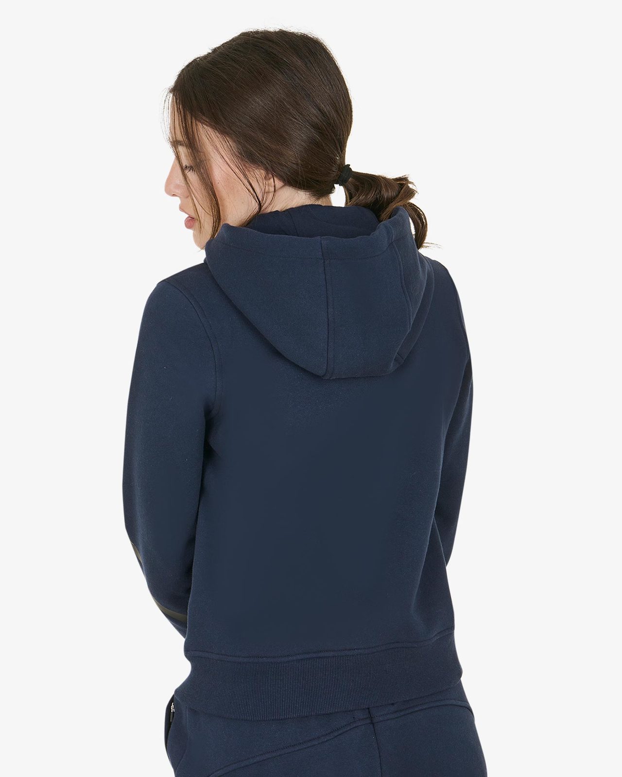 Felpa donna istituzionale con zip frontale
