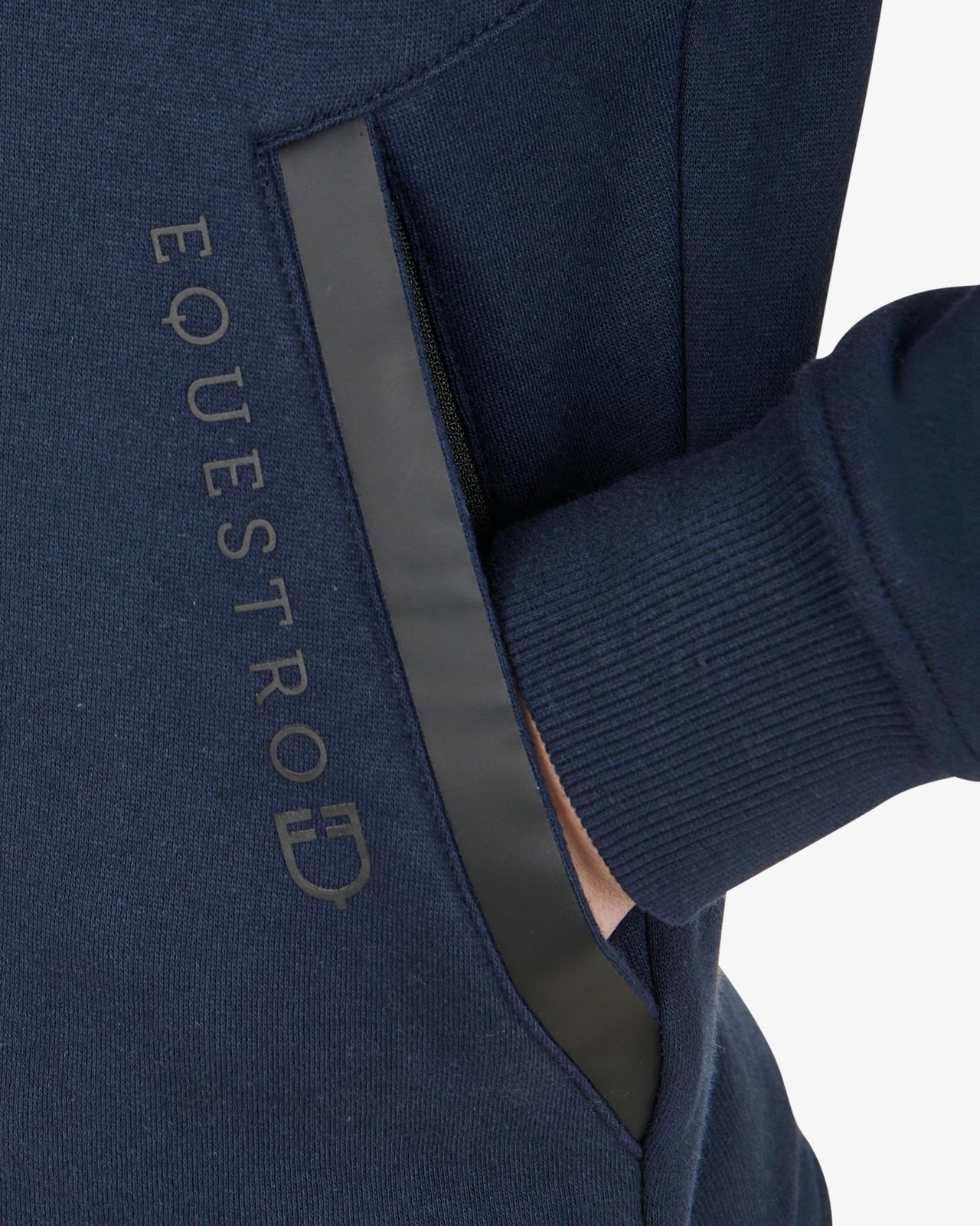 Felpa donna istituzionale con zip frontale