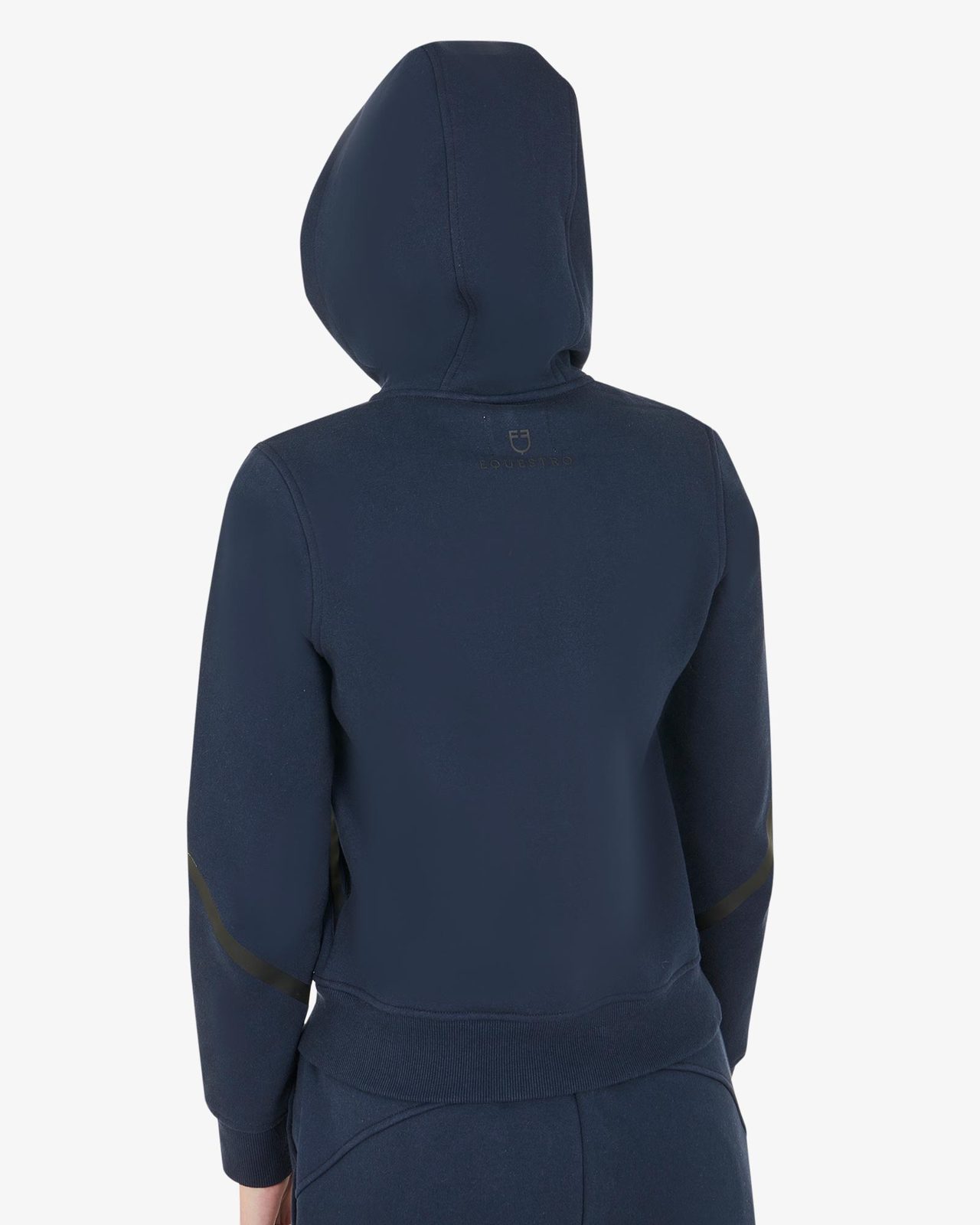 Felpa donna istituzionale con zip frontale