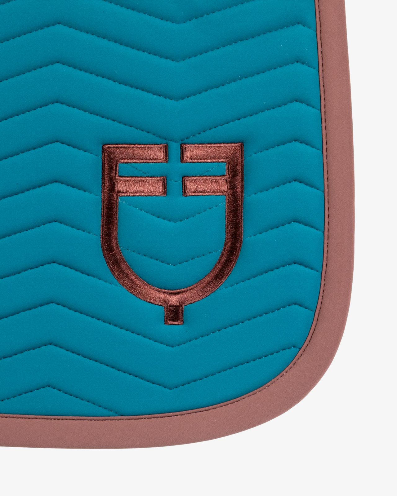 Wave Quilting dressage saddle pad in technical fabric