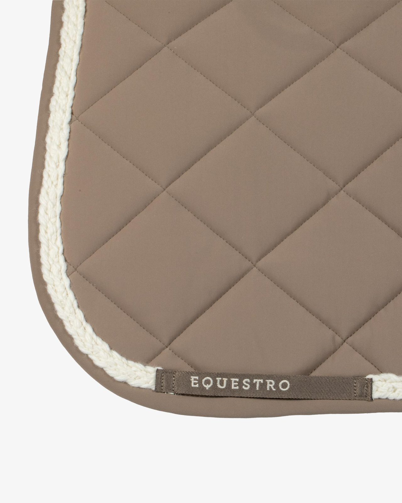 Braided cord dressage saddle pad