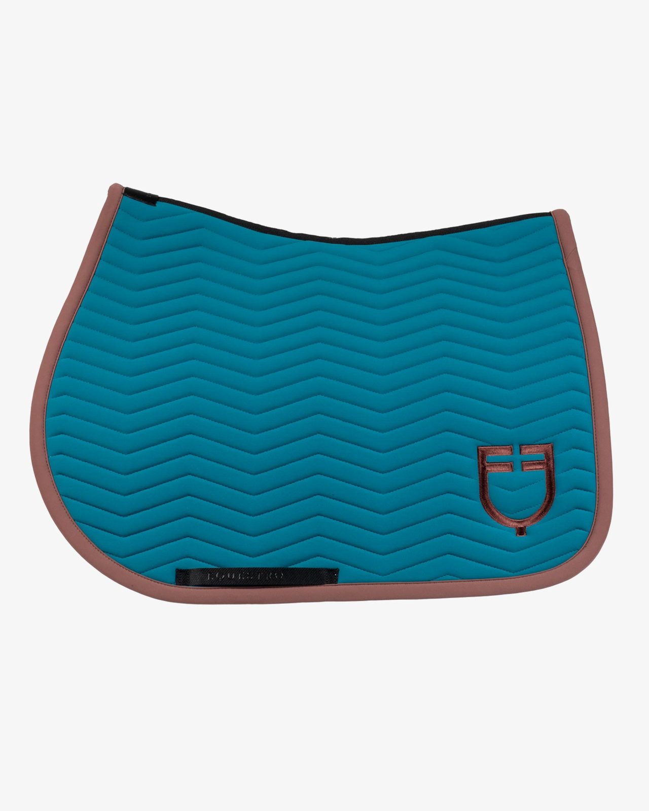 Wave Quilting jumping saddle pad in technical fabric