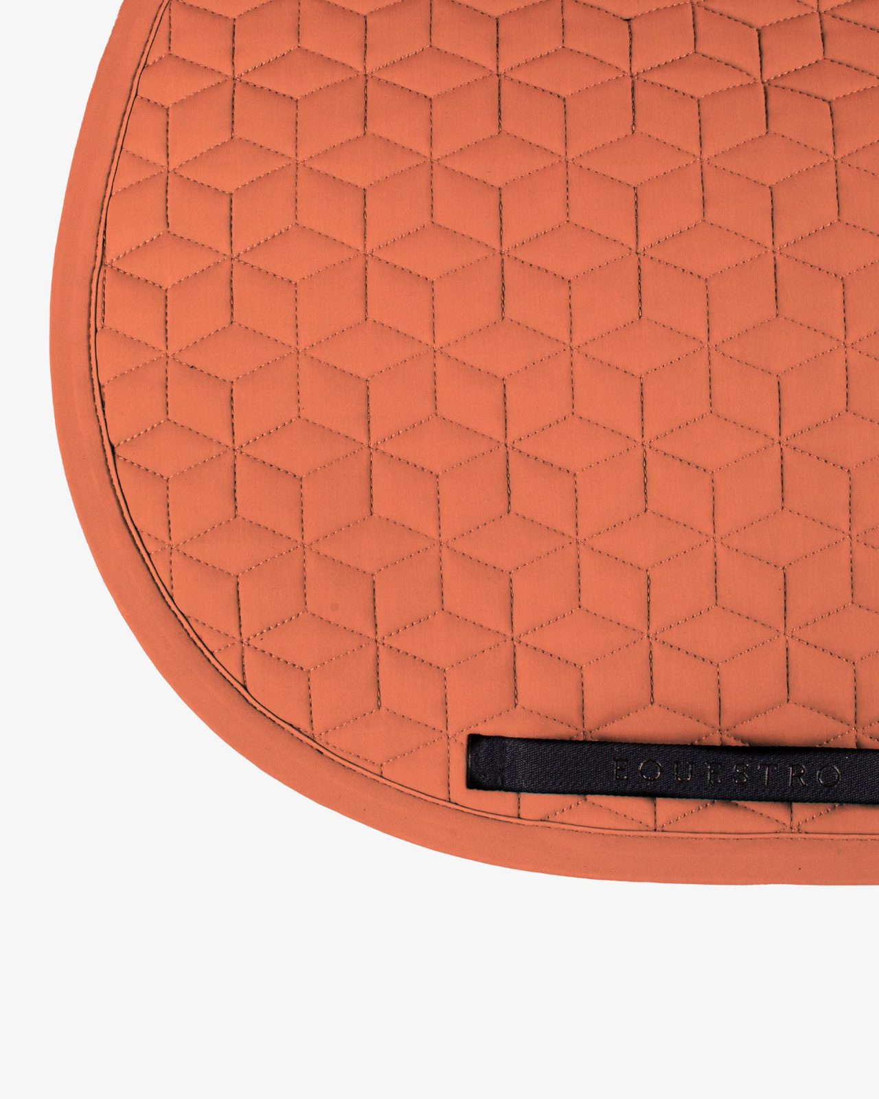 Jumping saddle pad cube quilting