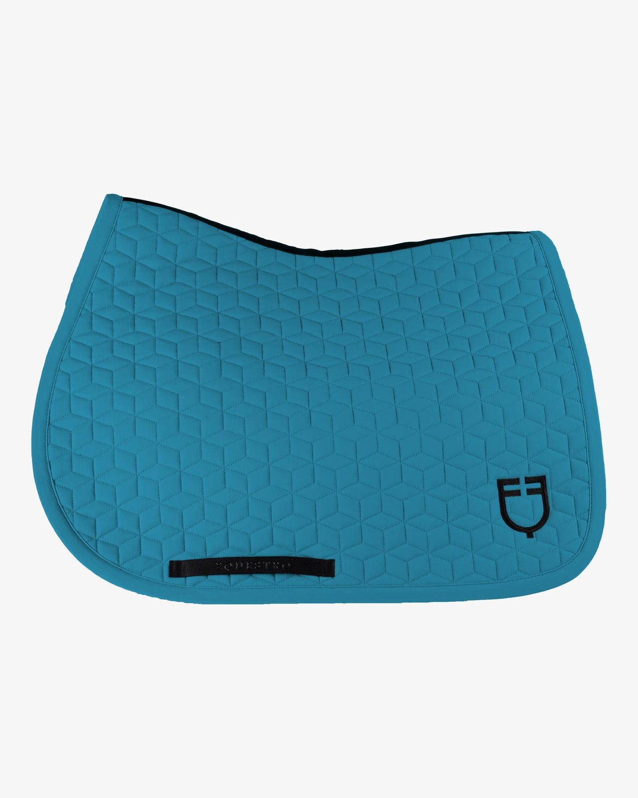 Jumping saddle pad cube quilting