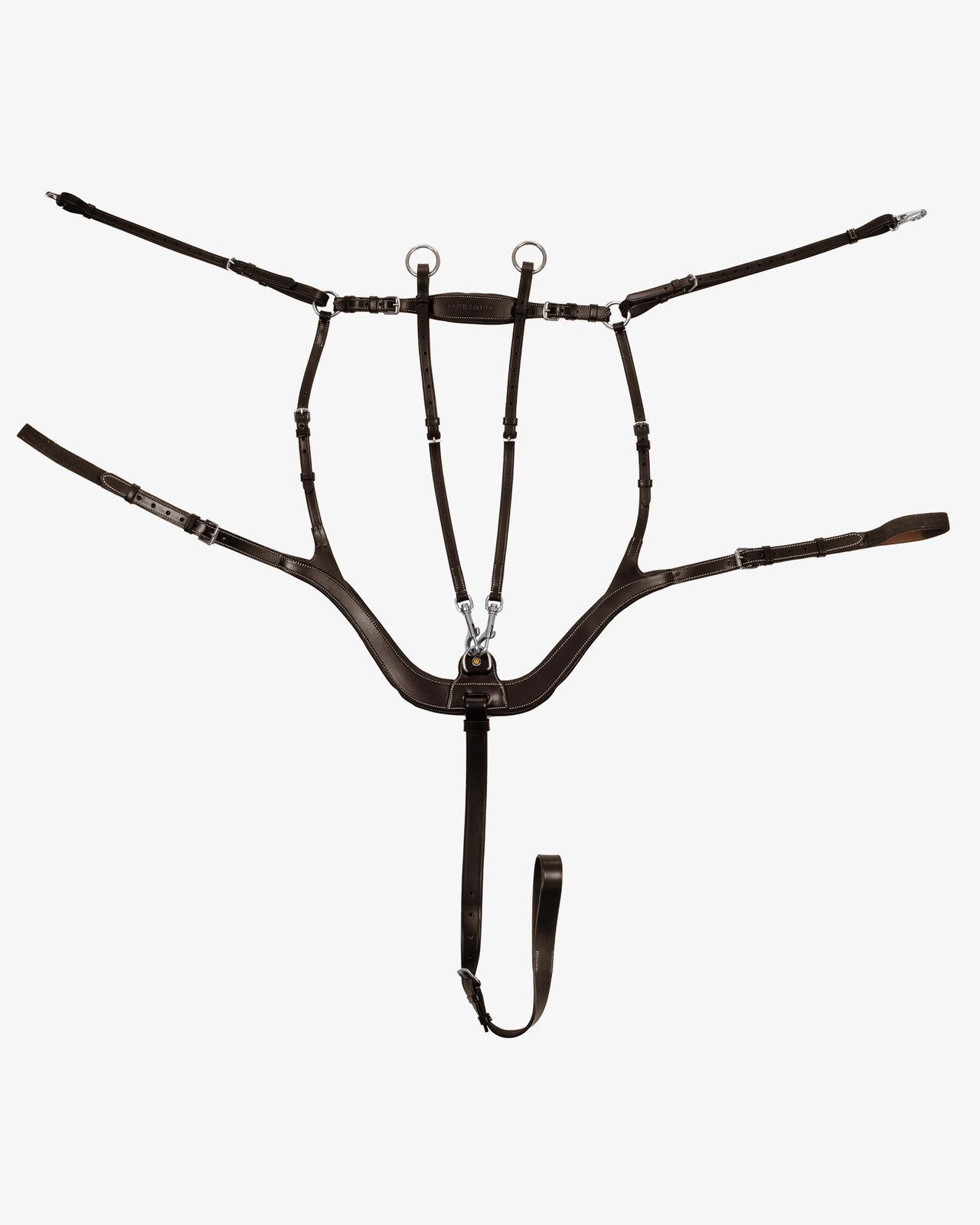 Anatomic leather hunting breastplate