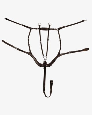Anatomic leather hunting breastplate