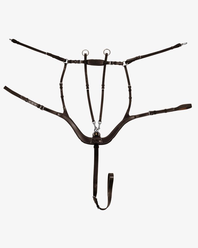 Anatomic leather hunting breastplate