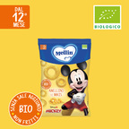 Mellin – Anellini di Mais Biologici Disney Mickey Mouse Confezione da 15g 
