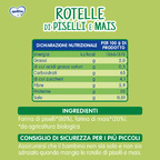 Mellin – Rotelle Piselli e Mais Biologiche Disney Stitch confezione da 20 g
