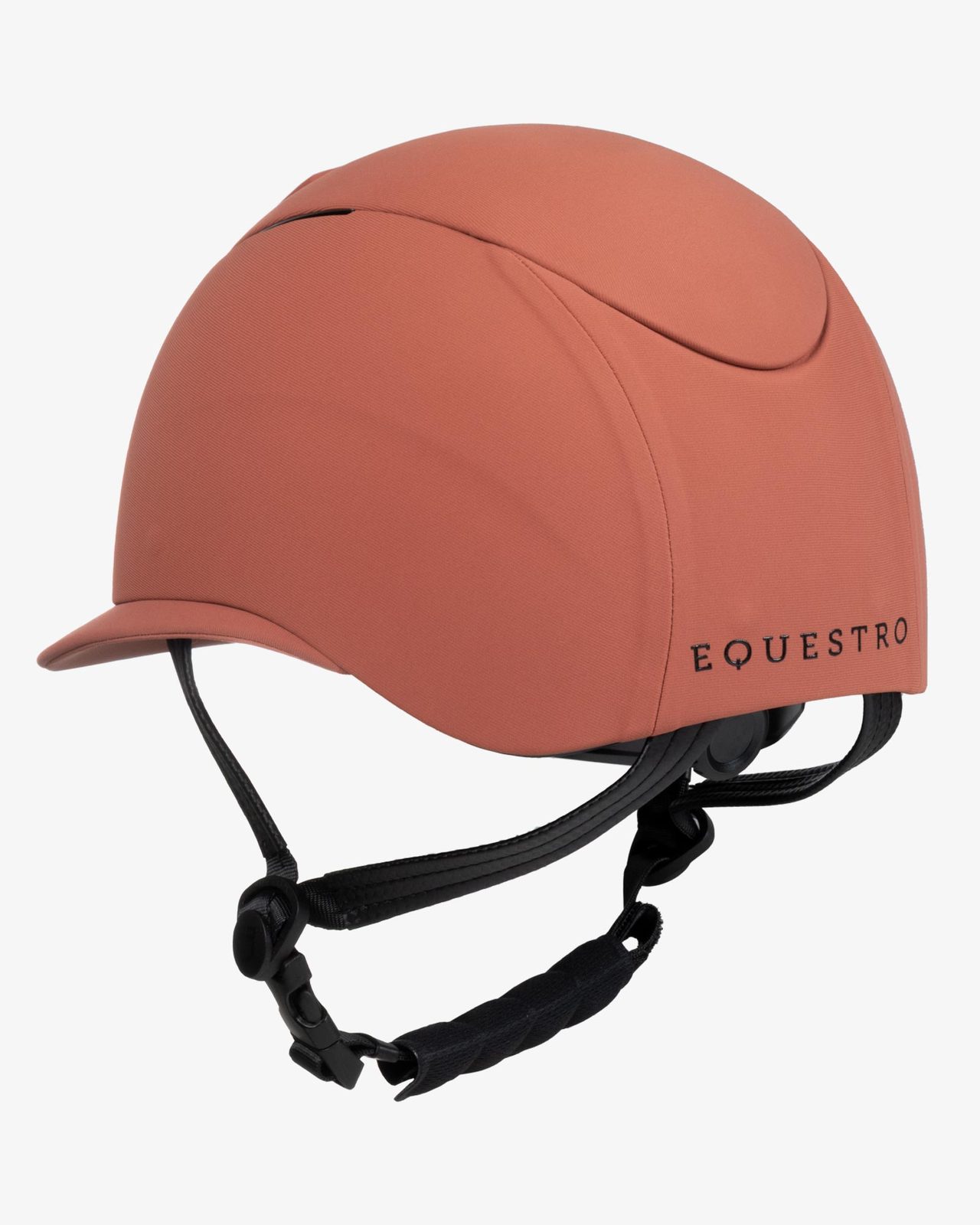 Women's helmet with wide visor and embossed logo homologation EN 1384-2023