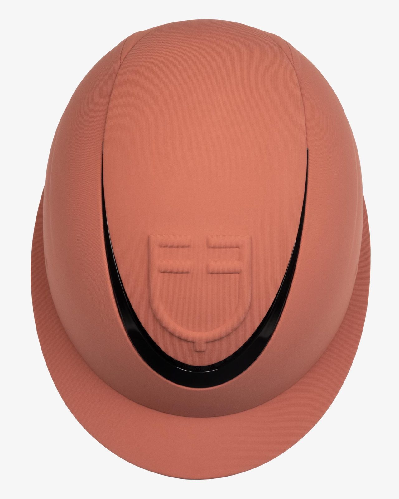 Women's helmet with wide visor and embossed logo homologation EN 1384-2023