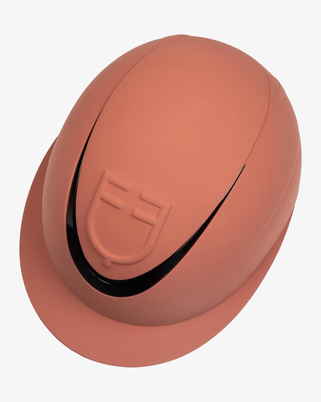 Women's helmet with wide visor and embossed logo homologation EN 1384-2023