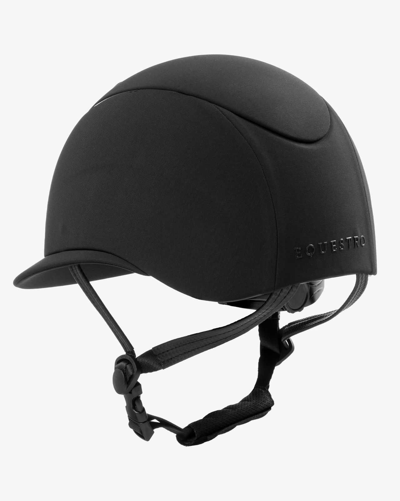 Women's helmet with wide visor and embossed logo homologation EN 1384-2023