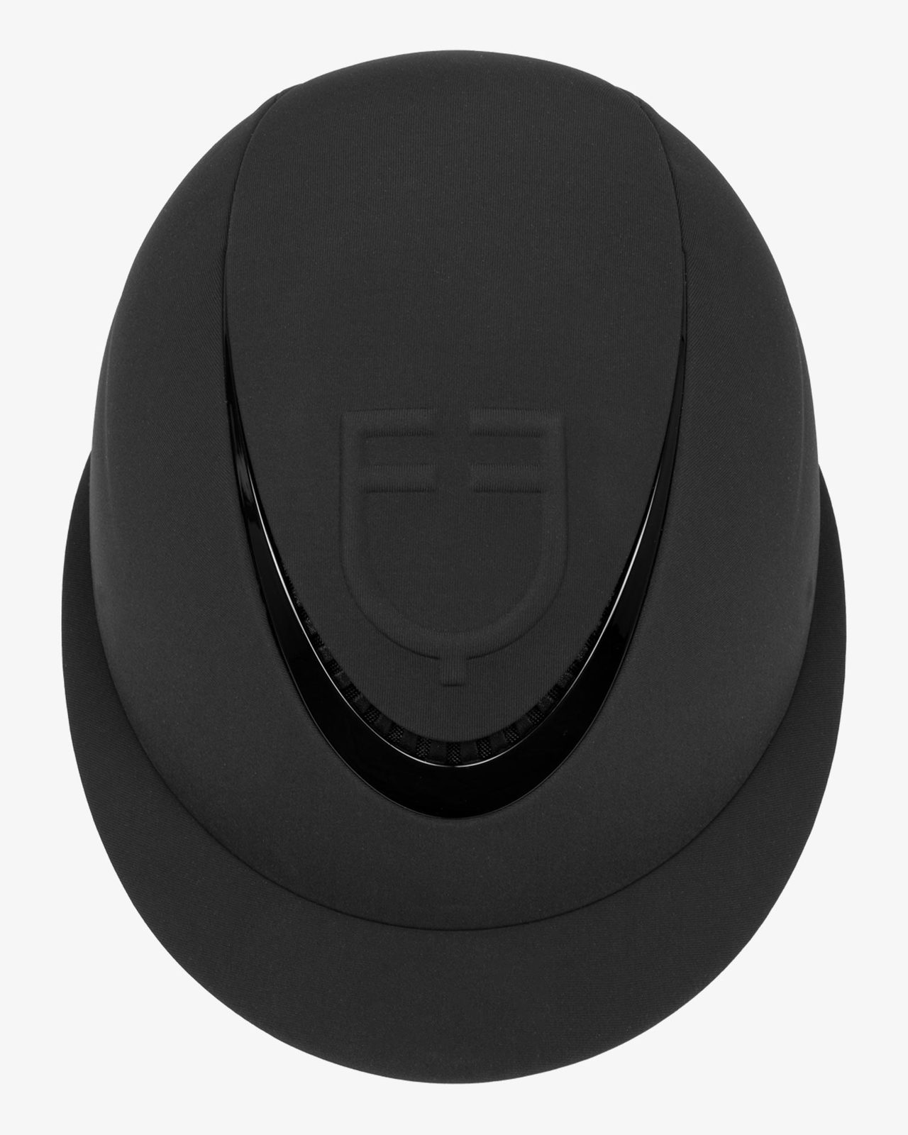 Women's helmet with wide visor and embossed logo homologation EN 1384-2023