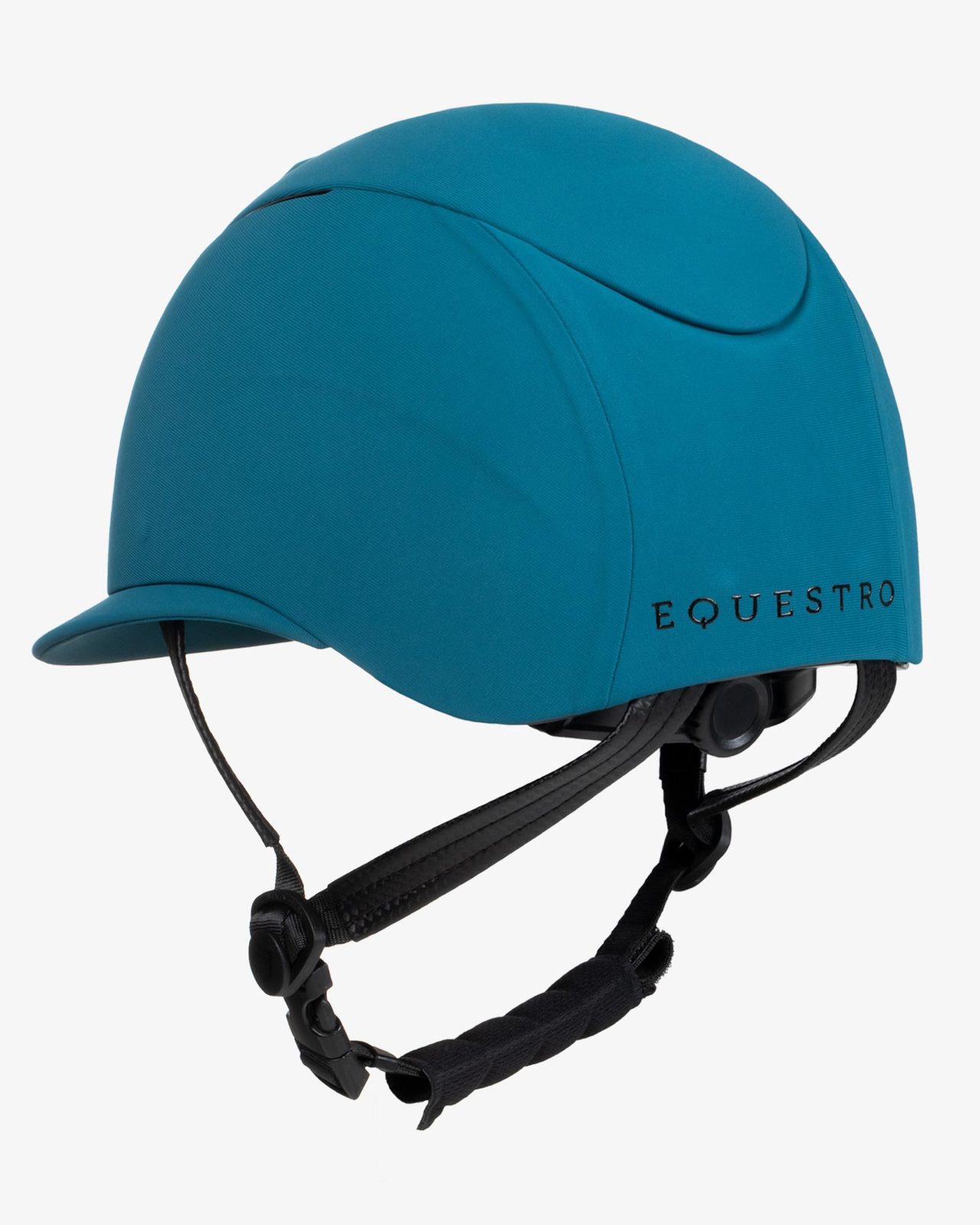 Women's helmet with wide visor and embossed logo homologation EN 1384-2023