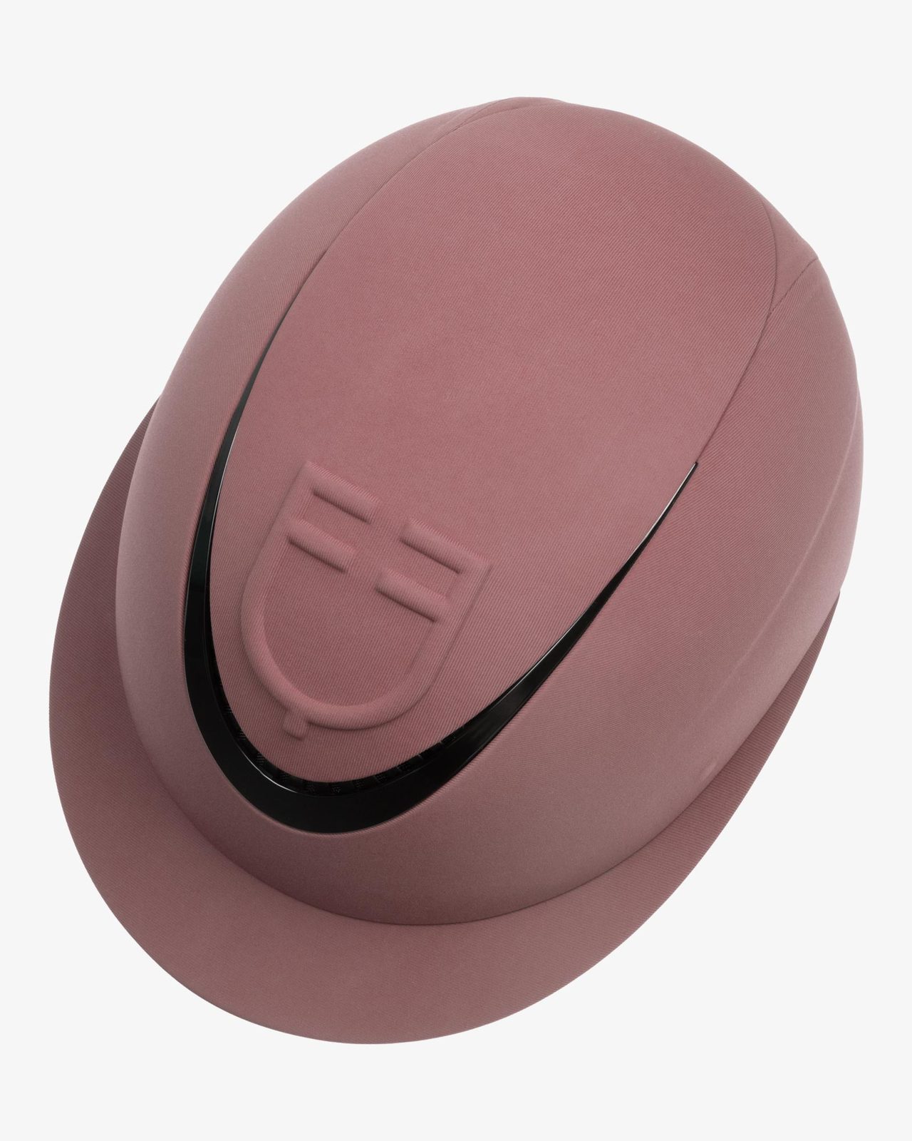 Women's helmet with wide visor and embossed logo homologation EN 1384-2023