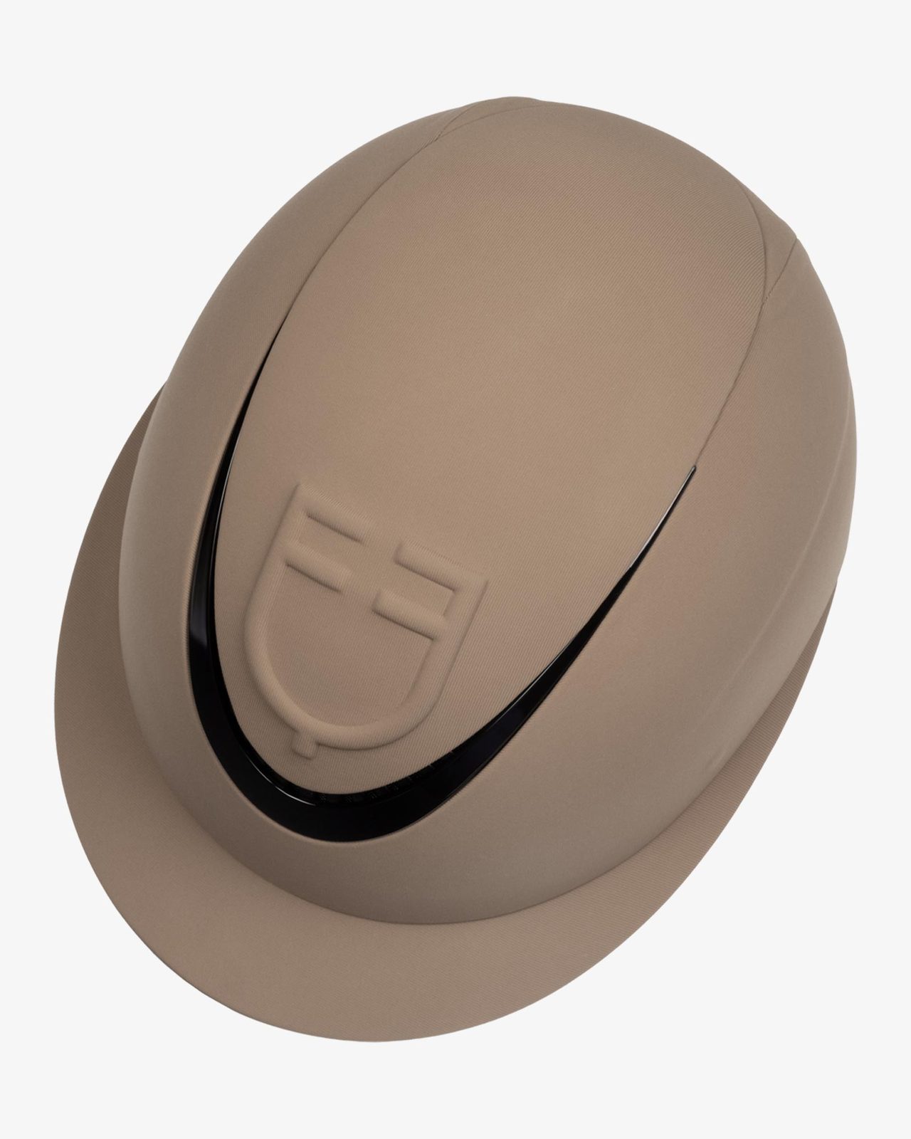 Women's helmet with wide visor and embossed logo homologation EN 1384-2023