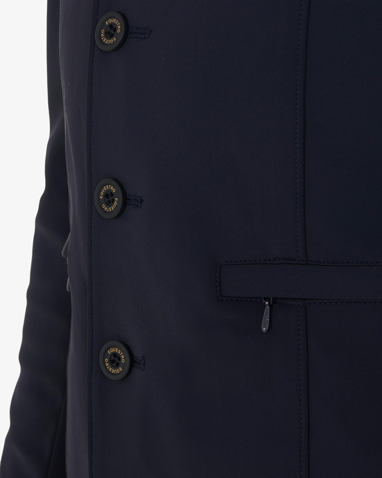 Men's competition jacket with contrasting embroidered logo