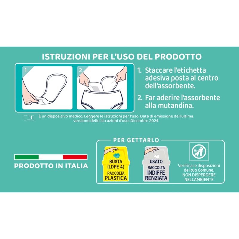 Assorbenti Sagomati Derma Protection Unisex Extra