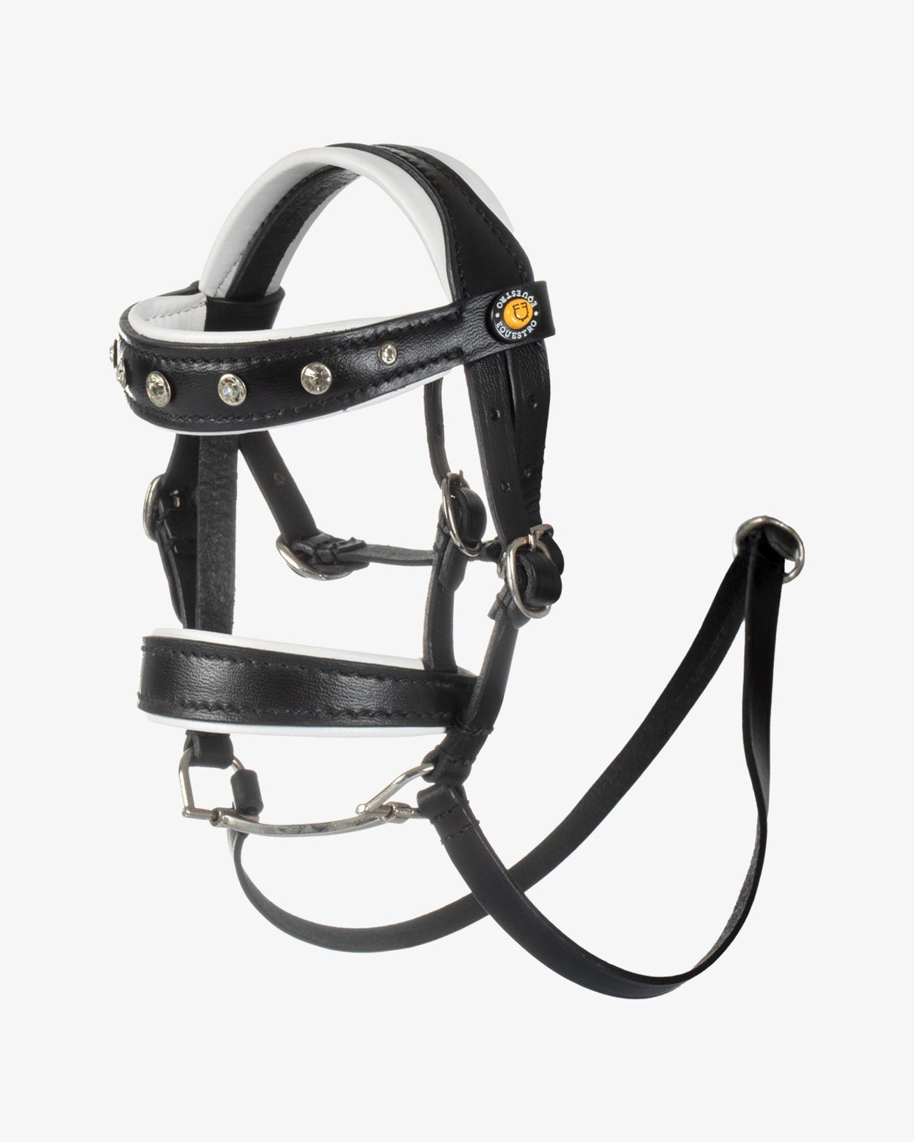 Briglia per Toy horse cuoio e strass